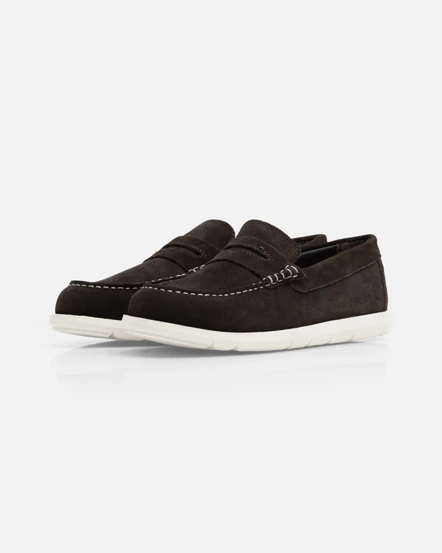 Suede Penny Loafer - FAMS24-071