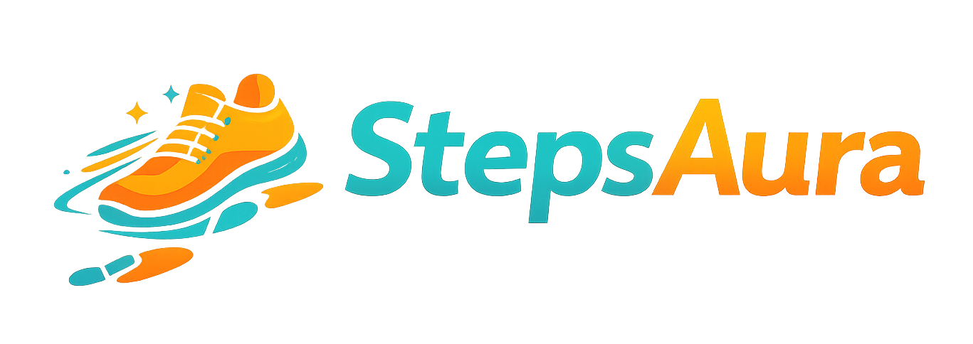 StepsAura shoe store logo design